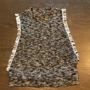 Sleeveless Open Side Knit Tank